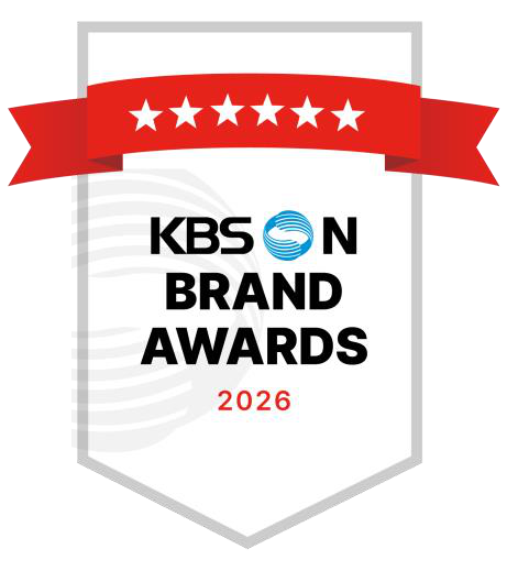 KBS N 브랜드 어워즈 2026 엠블럼 (화이트 실드형)