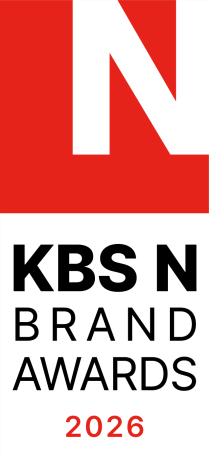 KBS N 브랜드 어워즈 2026 엠블럼 (레드 심볼형)